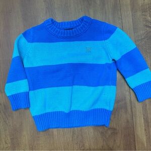 Baby gap blue striped sweater 12 to 18 months